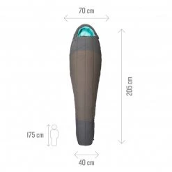 Sac de couchage femme - Confort : 5°C - Kaki SYNTEK 0° W -Vêtements et Equipements femme Soldes mic1119 8893 3 sac de couchage confort 5 c femme kaki syntek 0 w 5