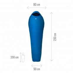 Sac de couchage grande taille - Confort 10°C - Bleu BAIKAL 750 LONG -Vêtements et Equipements femme Soldes mic1134 4333 3 baikal 750 long sky diver 1