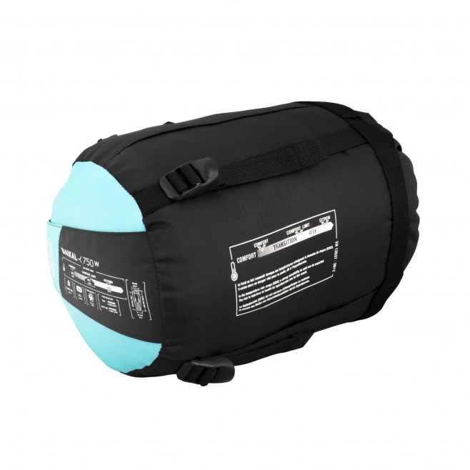 Sac de couchage femme - Confort 10°C - Bleu BAIKAL 750 W 5 Sac de couchage femme - Confort 10°C - Bleu BAIKAL 750 W – Image 3