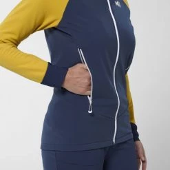 Polaire pour Femme - Bleu marine PIERRA MENT II JKT W -Vêtements et Equipements femme Soldes miv7947 9595 3 pierrament2jktw saphir mustard 1