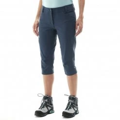 Pantalon de randonnée rouge pour femme TREKKER STR 3/4 PANT II W -Vêtements et Equipements femme Soldes miv8433 8737 1 pantacourt femme bleu marine trekker str 3 4 pant ii w