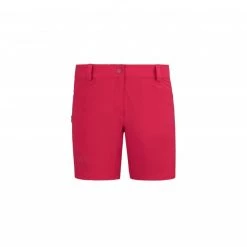 Short de randonnée rouge pour femme TREKKER STRETCH SHORT II W