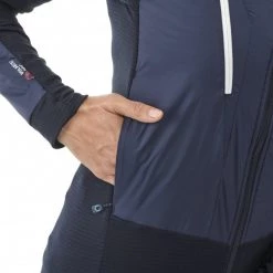 Polaire en Polartec® bleu marine pour femme TRILOGY HYBRID ALPHA -Vêtements et Equipements femme Soldes miv8507 7317 4 polaire femme bleu marine trilogy hybrid alpha hoodie w 3