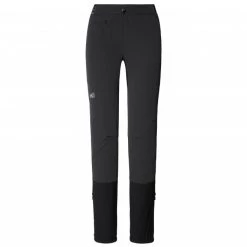 Pantalon de ski de randonnée noir pour femme PIERRA MENT