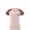 Tee-Shirt rose pour femme ASYM SUMMIT TS SS W -Vêtements et Equipements femme Soldes miv9034 9685 asy summit ss w pearl rose brown 3