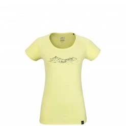 Tee-Shirt jaune pour femme HAZY MOUNTAINS TS SS W