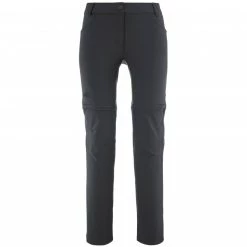Pantalon de trekking zip-off noir pour femme TREKKER STRETCH ZIP OFF III