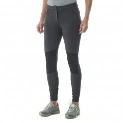 Pantalon stretch de trekking bleu marine pour femme TREKKER -Vêtements et Equipements femme Soldes miv9081 0247 1 legging femme noir trekker tight w
