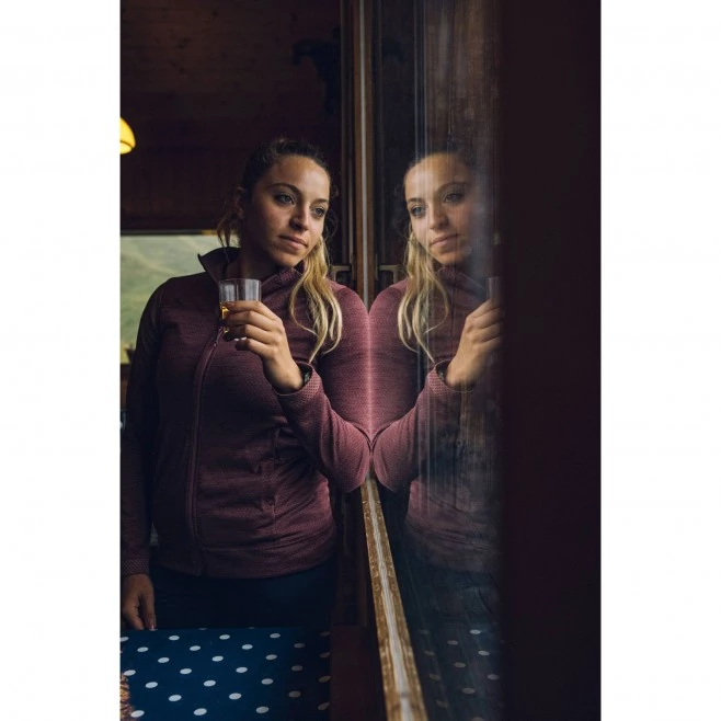 Polaire chaude violette pour femme LOKKA II 4 Polaire chaude violette pour femme LOKKA II – Image 2