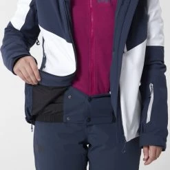 Veste -Femme - NOIR SNOWBASIN JKT W -Vêtements et Equipements femme Soldes miv9223 0020 12 snowbasin jkt w white blanc