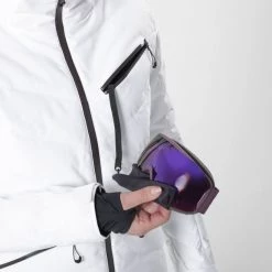 Veste de ski bleu marine pour femme BAQUEIRA II -Vêtements et Equipements femme Soldes miv9228 0020 12 baqueira ii j w white blanc