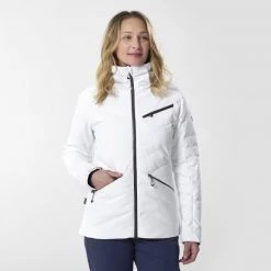 Veste de ski blanche pour femme BAQUEIRA II -Vêtements et Equipements femme Soldes miv9228 0020 2 baqueira ii j w white blanc 1