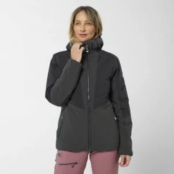 Veste imperméable - Femme - Blanc MURREN JKT W -Vêtements et Equipements femme Soldes miv9229 0247 1 murren jkt w black noir 2 2