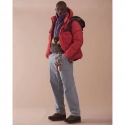 Doudoune bleu marine unisexe HERITAGE DOWN -Vêtements et Equipements femme Soldes miv9300 0335 15 heri down jkt m red rouge 3 1