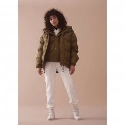 Doudoune kaki unisexe HERITAGE DOWN 7 Doudoune kaki unisexe HERITAGE DOWN -Vêtements et Equipements femme Soldes miv9300 9545 11 heri down jkt m grove 3