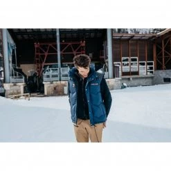 Doudoune sans manches bleu marine unisexe HERITAGE DOWN -Vêtements et Equipements femme Soldes miv9301 7317 12 heri down vst m saphir