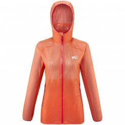 Veste orange pour femme LTK ULTRALIGHT JKT W