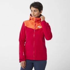 Veste GORE-TEX rouge pour femme MUNGO II GTX 2.5L JKT W -Vêtements et Equipements femme Soldes miv9337 9664 1 mungo ii gtx jw tango coral chrome 1