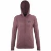 Sweat violet pour femme LOOP LIGHT HOODIE W -Vêtements et Equipements femme Soldes miv9361 9546 loop light hdiw rose brown 1