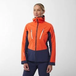 Veste noire pour femme TRILOGY V ICON INFINIUM -Vêtements et Equipements femme Soldes miv9391 9654 1 tri v inf jkt w saphir coral chrome 1