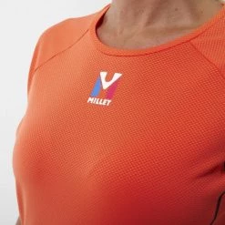 Tee-Shirt bleu marine pour femme TRILOGY DELTA ORIGIN SS W -Vêtements et Equipements femme Soldes miv9393 9355 5 trilo orig ss w coral chrome 1 1