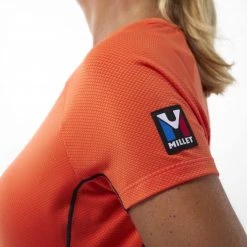 Tee-Shirt gris pour femme TRILOGY DELTA ORIGIN SS W -Vêtements et Equipements femme Soldes miv9393 9355 6 trilo orig ss w coral chrome 1 2