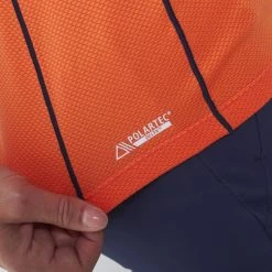 Tee-Shirt orange pour femme TRILOGY DELTA ORIGIN SS W -Vêtements et Equipements femme Soldes miv9393 9355 7 trilo orig ss w coral chrome 1 3