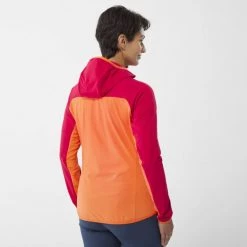 Veste orange pour femme FUSION XCS HOODIE W -Vêtements et Equipements femme Soldes miv9396 9663 2 fusion xcs hd w coral chrome tango 1