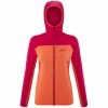 Veste orange pour femme FUSION XCS HOODIE W -Vêtements et Equipements femme Soldes miv9396 9663 fusion xcs hd w coral chrome tango 1