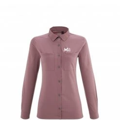 Chemise manches-longues violette pour femme WANAKA LS SHIRT W