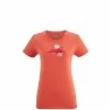 Tee-Shirt orange pour femme WAWONA TS SS W -Vêtements et Equipements femme Soldes miv9410 9355 wawona ts ss w coral chrome 1