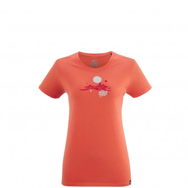 Tee-Shirt orange pour femme WAWONA TS SS W 3 Tee-Shirt orange pour femme WAWONA TS SS W